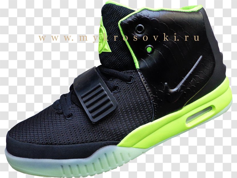 Skate Shoe Sneakers Basketball Sportswear - Nike Air Yeezy Transparent PNG