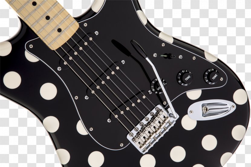 Electric Guitar Fender Stratocaster Bass Musical Instruments - Watercolor Transparent PNG
