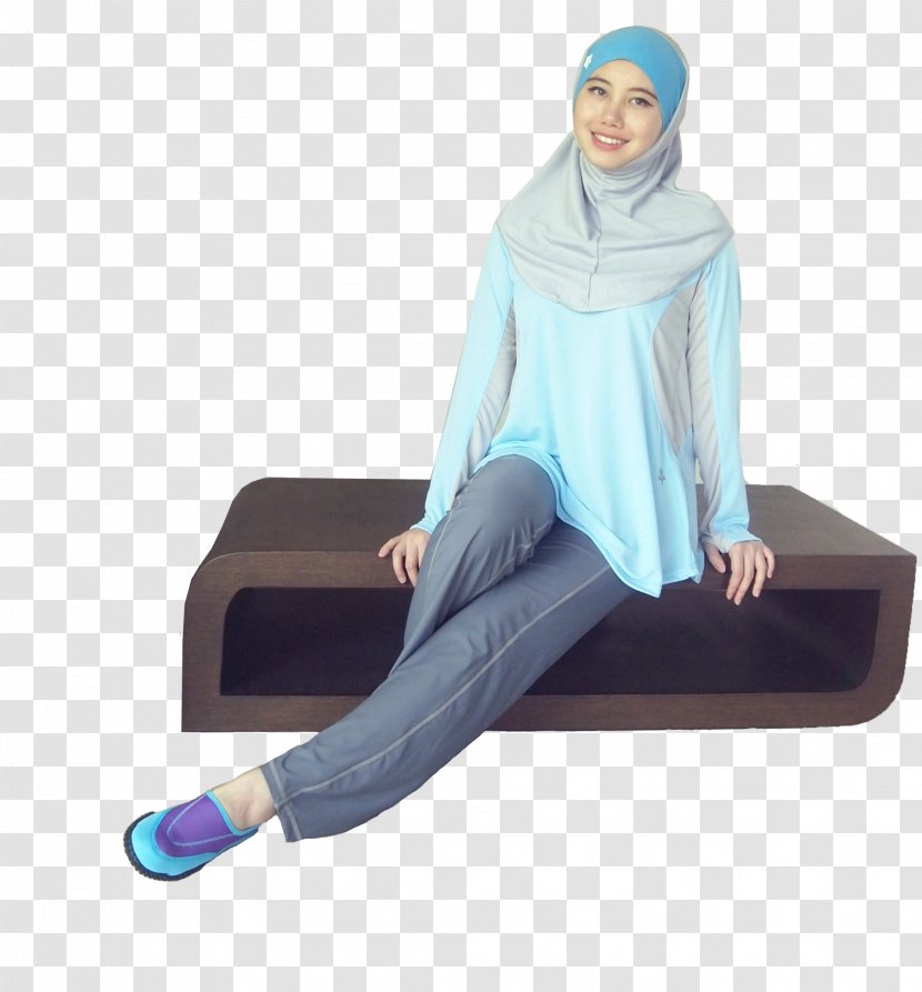 Hijab Woman Tops Pants Outerwear - Sportswear Transparent PNG