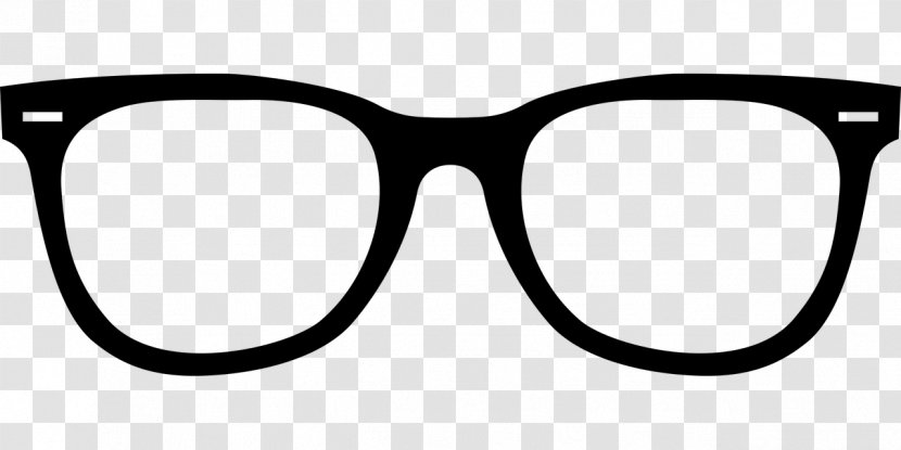Sunglasses Eyewear Clip Art - Black And White - Glasses Transparent PNG
