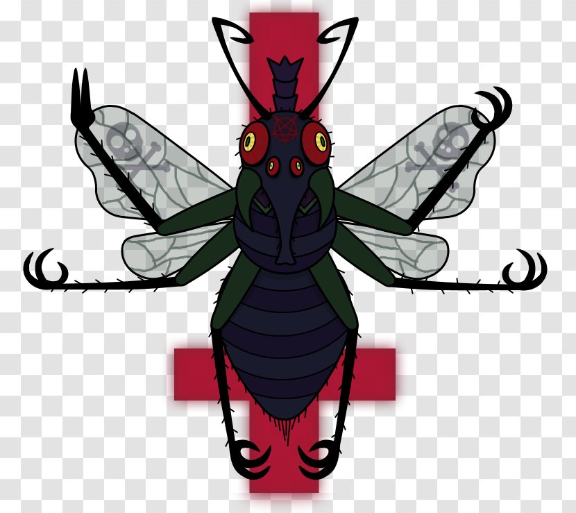 Beelzebub Lord Of The Flies Fly Devil Demon - Cartoon Transparent PNG