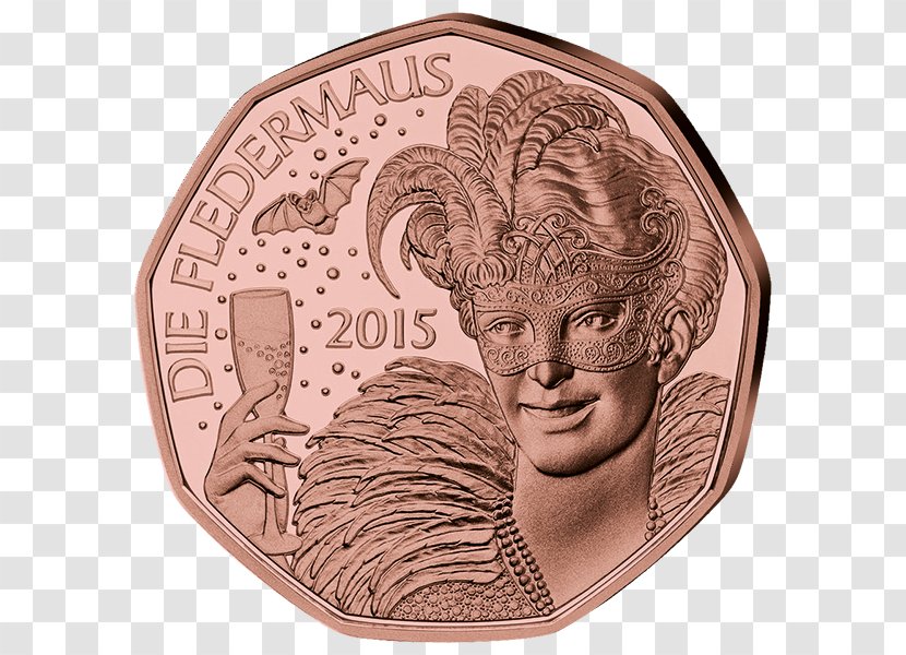 Silver Coin Austrian Mint Euro Coins - Heart Transparent PNG