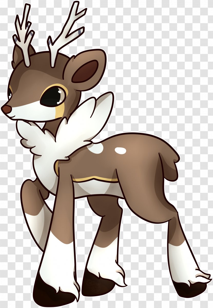 Reindeer Drawing Sawsbuck Winter - Heart Transparent PNG