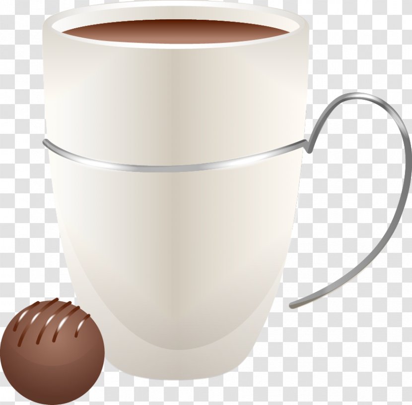 Coffee Cup Mug Cafe - Serveware - Vector Transparent PNG