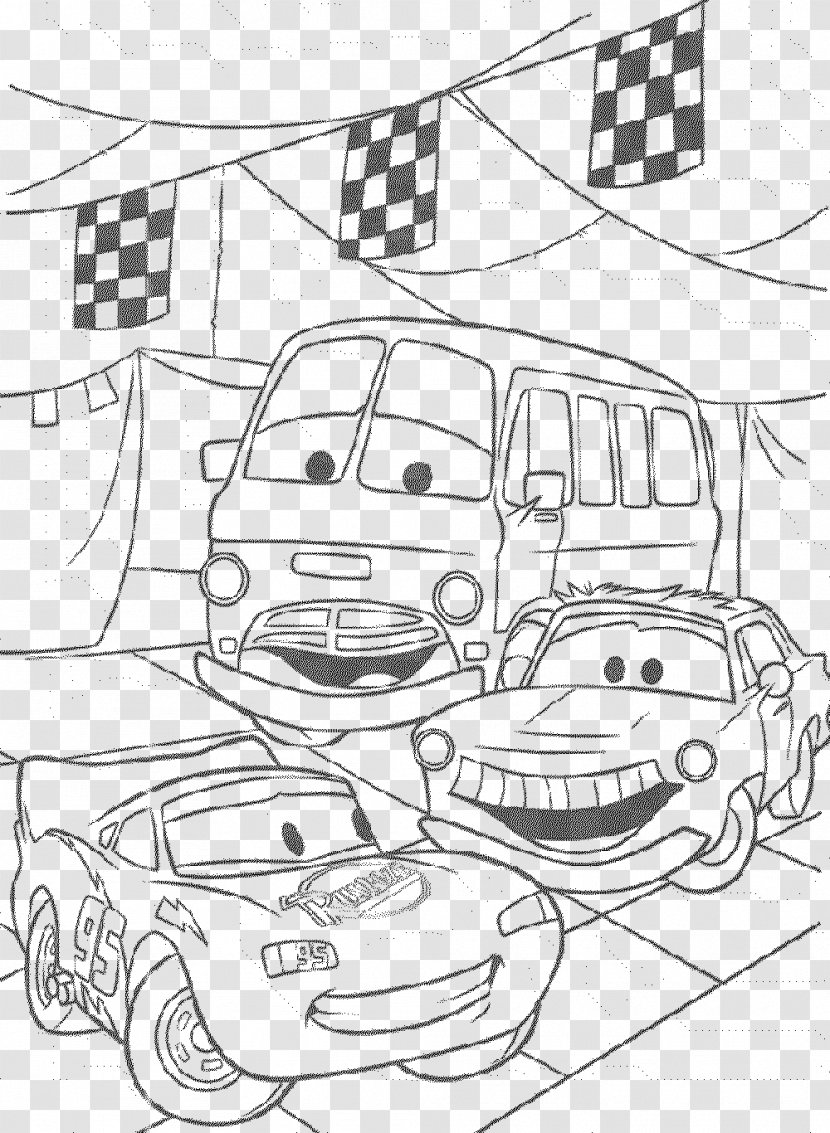 Cars Mater Coloring Book The Walt Disney Company - Head - Pages Transparent PNG