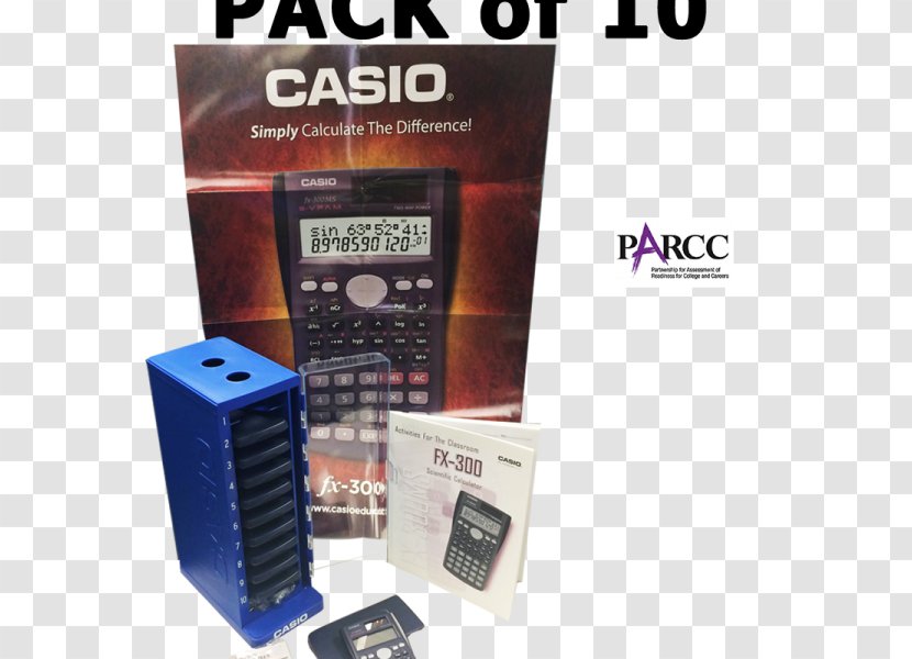 Casio FX-300MS Plus Scientific Calculator Transparent PNG