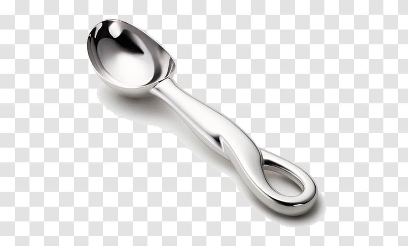 Ice Cream Spoon Scoop Stainless Steel Kitchen - Cutlery Transparent PNG