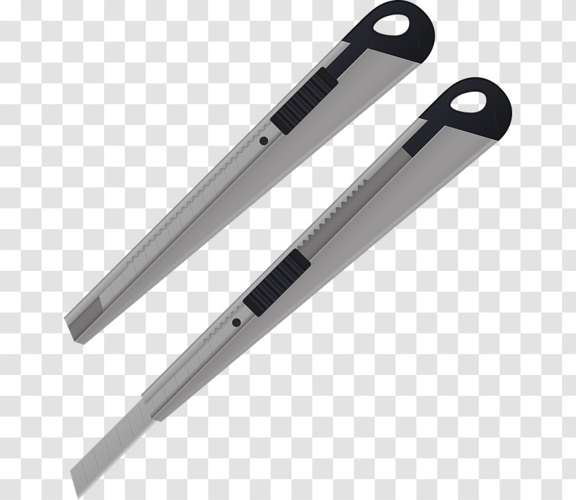 Utility Knives Knife Blade - Hardware Accessory Transparent PNG