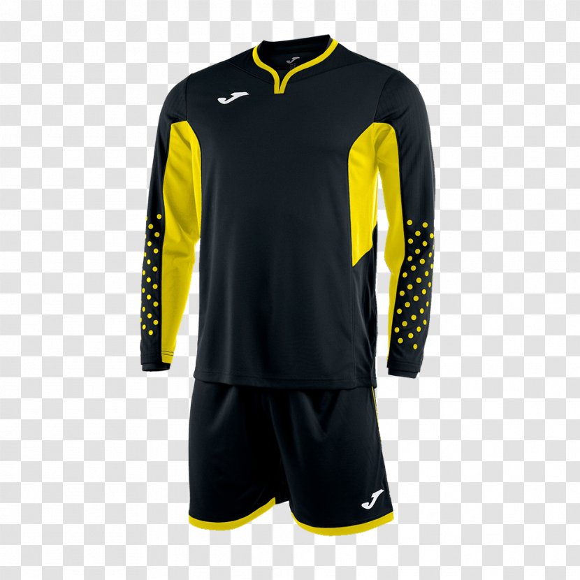 T-shirt Kit Sleeve Jersey - Shirt - Yellow Ball Goalkeeper Transparent PNG