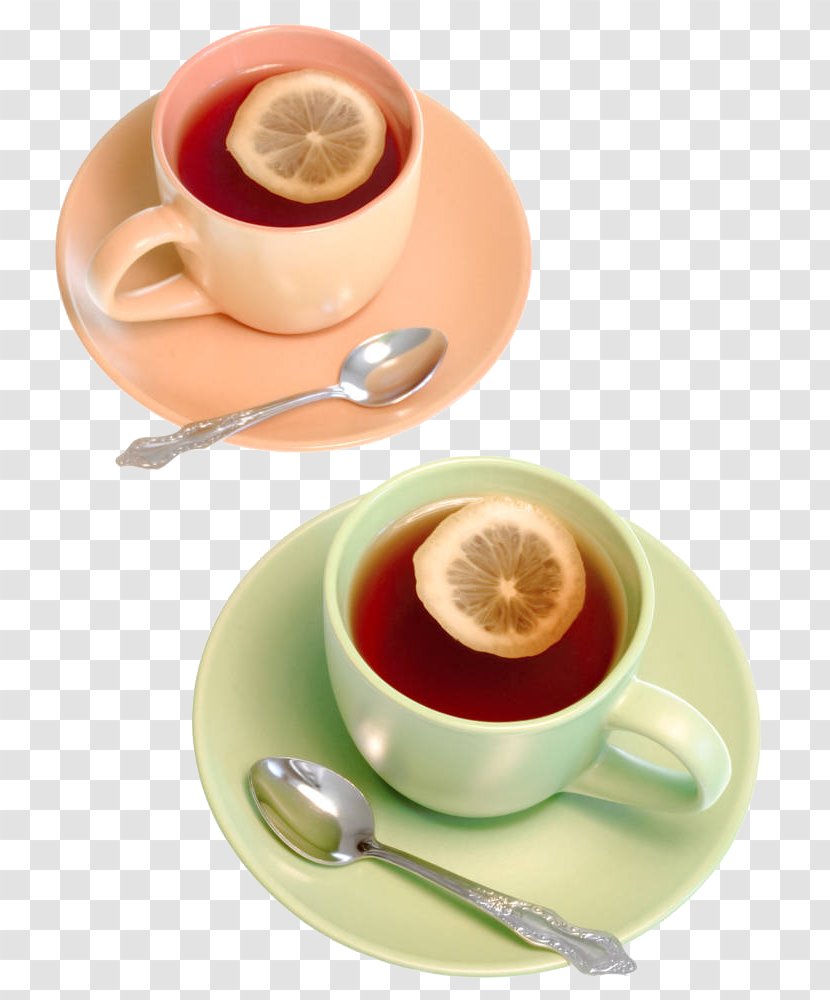 Tea Coffee Cup Glass - Saucer - Lemonade In The Transparent PNG