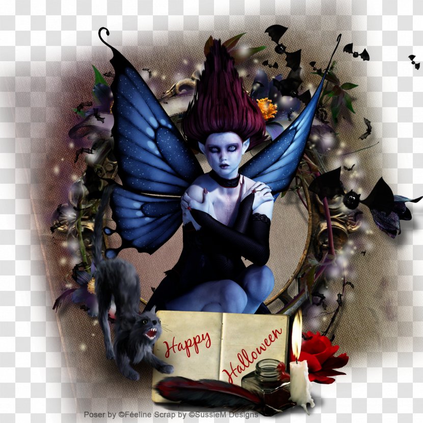 Fairy Figurine - Violet - Bestest Banner Transparent PNG
