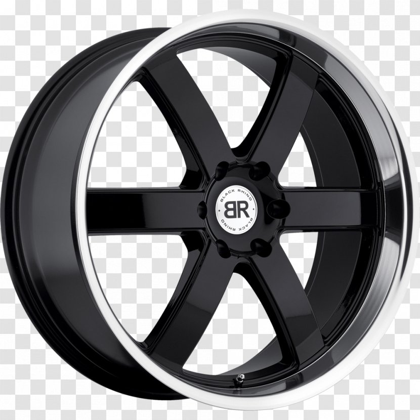 Black Rhinoceros Car Rim Wheel Transparent PNG