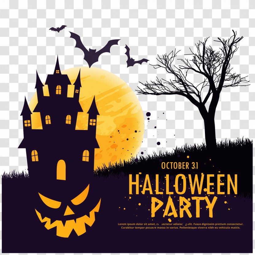 Halloween Party Jack-o'-lantern Stock Photography - Brand - Elements Transparent PNG