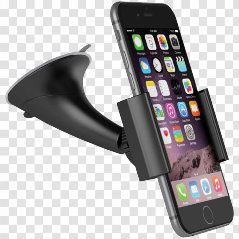 Car Phone Mobile Accessories Smartphone Battery Charger - Communication Device - On Stand Transparent PNG