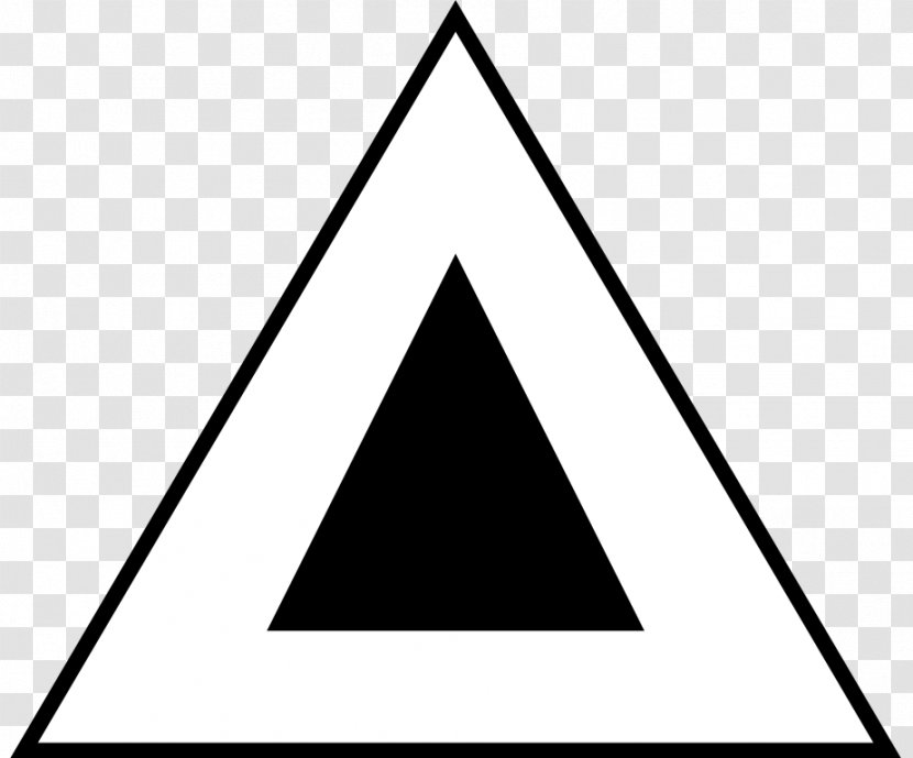 Triangle Point Font Brand - Black And White Transparent PNG