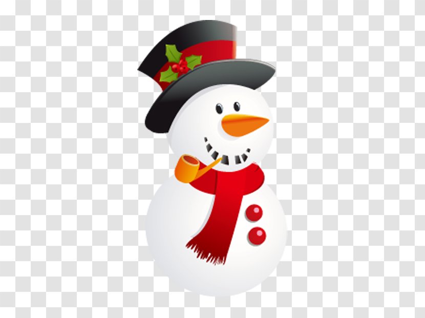Santa Claus Christmas Ornament Snowman Card - Creative Holiday Transparent PNG