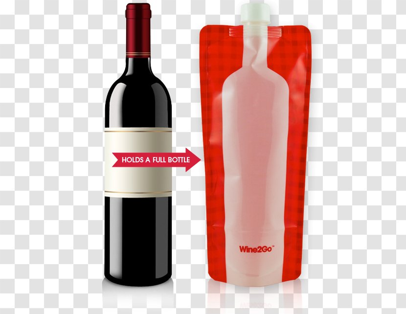 Wine Glass Bottle Hip Flask Drink - Moonlit Transparent PNG