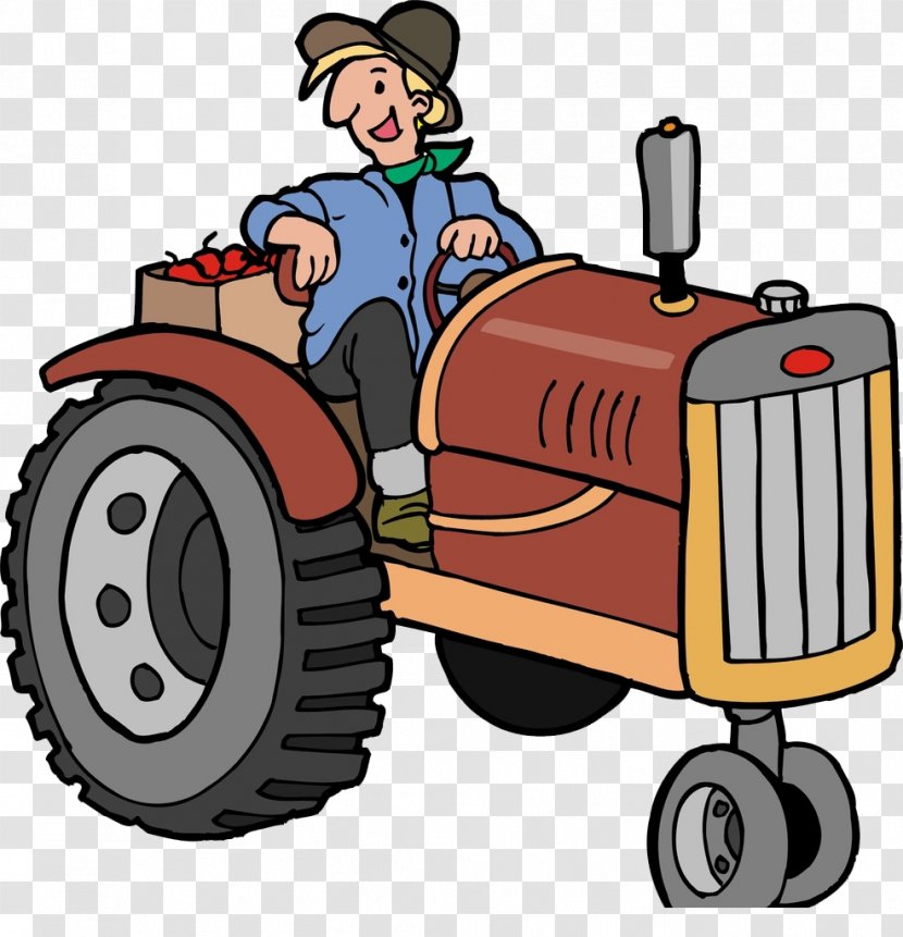 Tractor Animation - Motor Vehicle - Open Transparent PNG