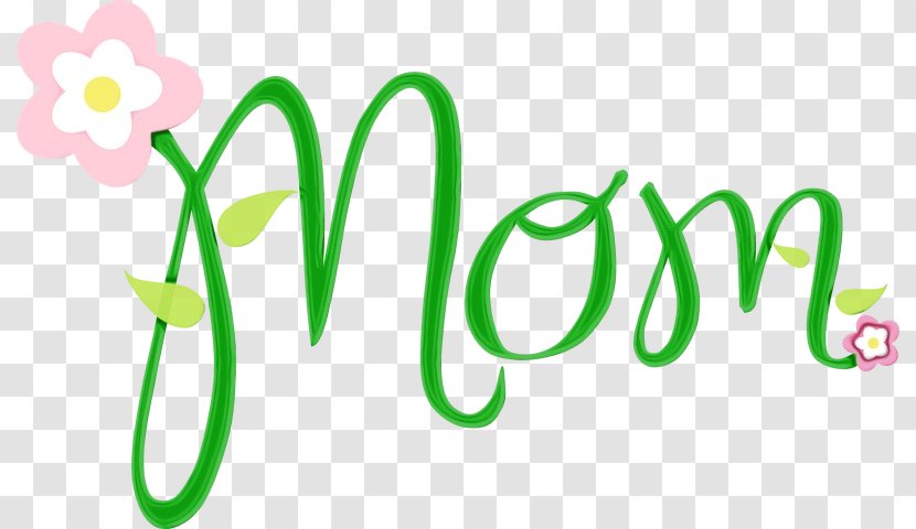 Green Text Font Logo Line - Paint - Smile Leaf Transparent PNG