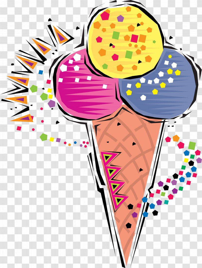 Ice Cream Cones Clip Art - Royaltyfree Transparent PNG