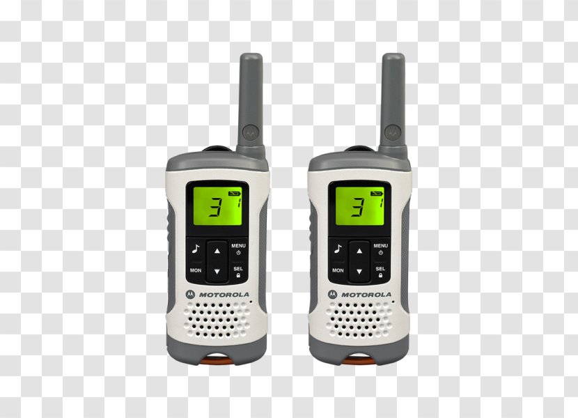 Motorola TLKR Walkie Talkie Two-way Radio PMR446 Walkie-talkie T80 - T61 8 Km Transparent PNG