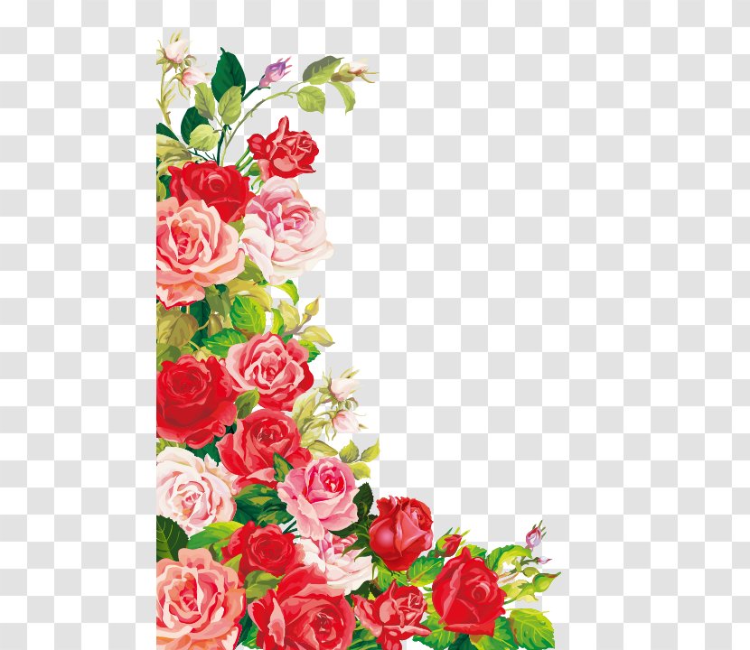 Wedding Invitation Birthday Cake Greeting Card Flower - Floral Design - Beautiful Roses Transparent PNG