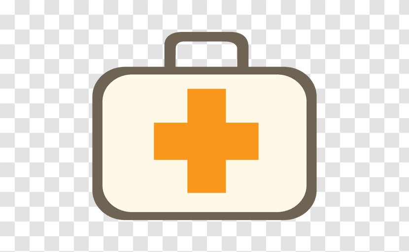 Clip Art - Orange - First Aid Kit Transparent PNG
