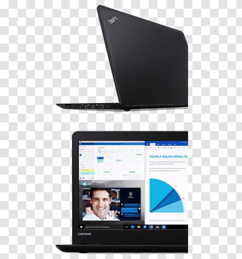 Laptop Intel Core I5 ThinkPad X1 Carbon - Display Device - Ddr4 Sdram Transparent PNG