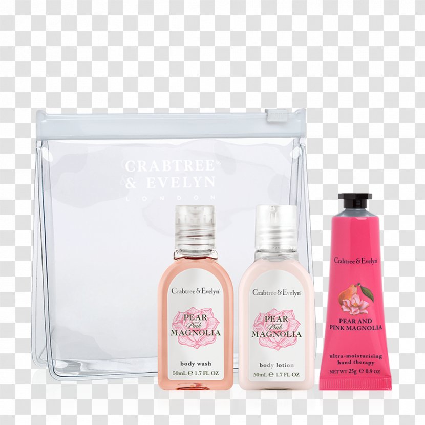 Lotion Perfume Flower Magnolia Crabtree & Evelyn Ultra-Moisturising Hand Therapy - Liquid - Pink Transparent PNG