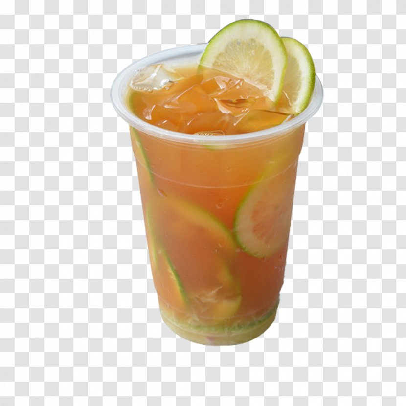 Soft Drink Juice Sea Breeze Bay Orange - Heart - Lemon Tea Drinks Transparent PNG