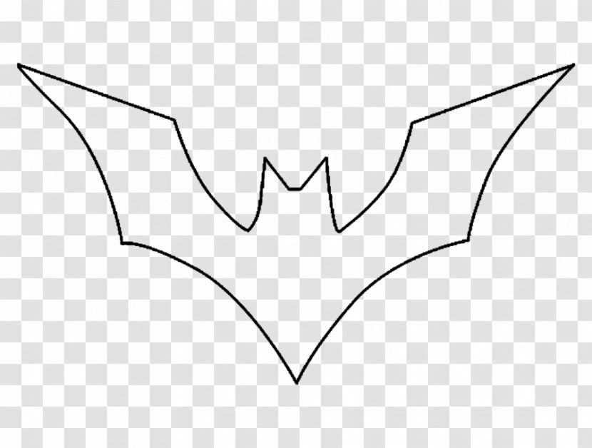 Batman Nightwing Batarang Clip Art - Black And White Transparent PNG