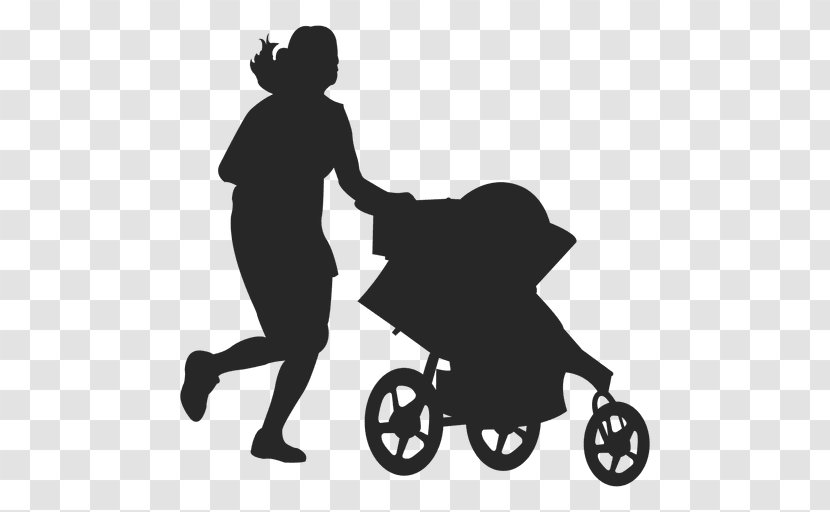Baby Transport Diaper Infant Silhouette - Woman Transparent PNG