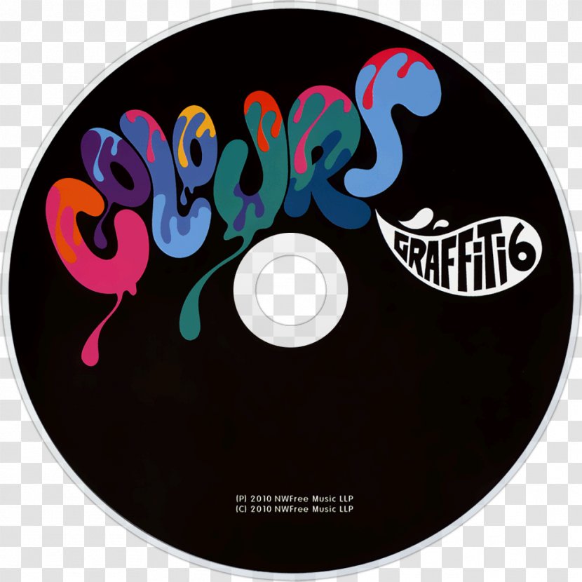 Compact Disc Colours Graffiti6 Graphic Design - Itunes Cover Transparent PNG
