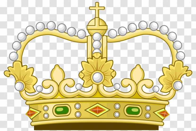 Coat Of Arms Spain Spanish Royal Crown - Area - Golden Transparent PNG