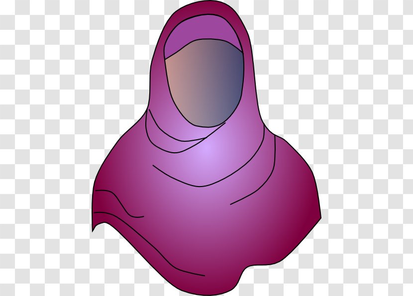 Hijab Islam Muslim Clip Art - Headgear - Cliparts Pink Transparent PNG