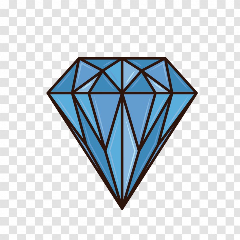 Material Properties Of Diamond Blue - Crystal Transparent PNG