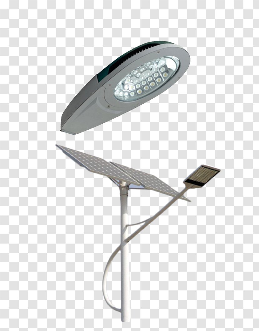Light Fixture Light-emitting Diode LED Street Lamp - Electricity Transparent PNG