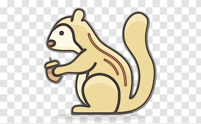 Squirrel Cartoon - Animal Figure - Tail Transparent PNG