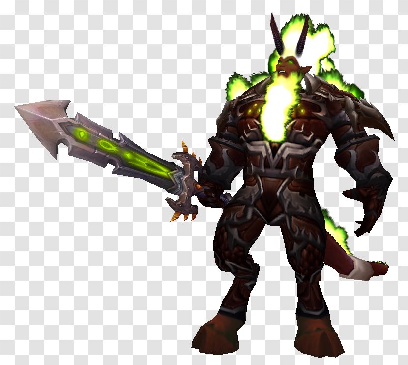 World Of Warcraft Sargeras Orc Nightmare Hero - Legendary Creature Transparent PNG