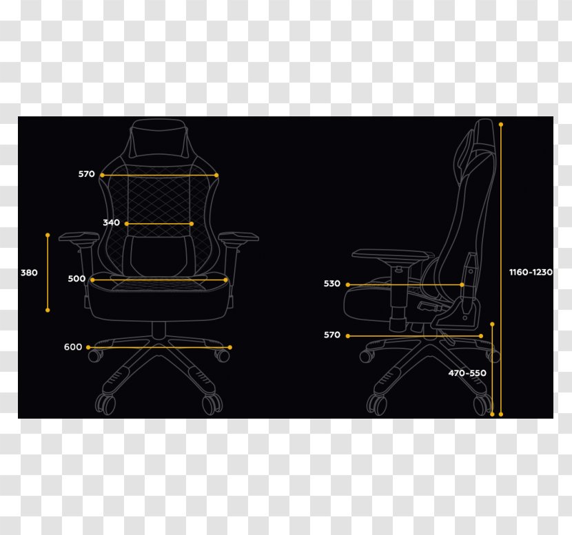 Chair Angle Pattern - Furniture Transparent PNG