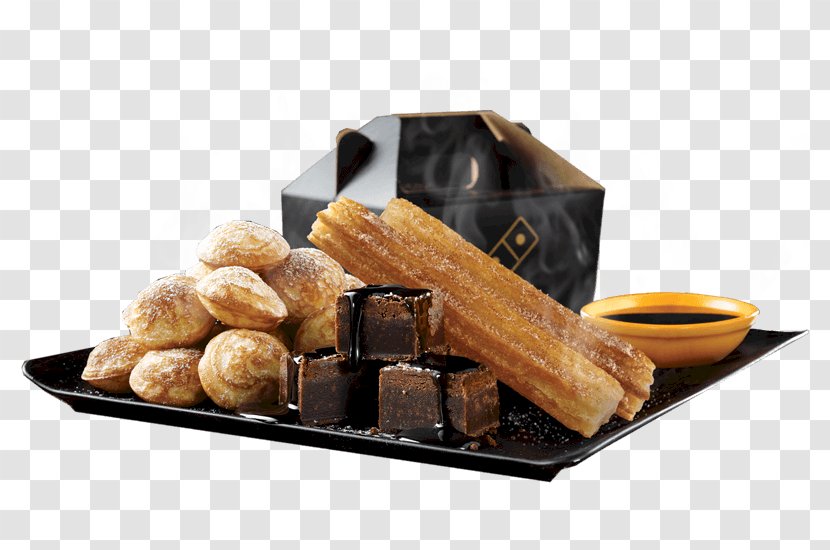 Molten Chocolate Cake Brownie Domino's Pizza Churro - Restaurant - Deserts Transparent PNG