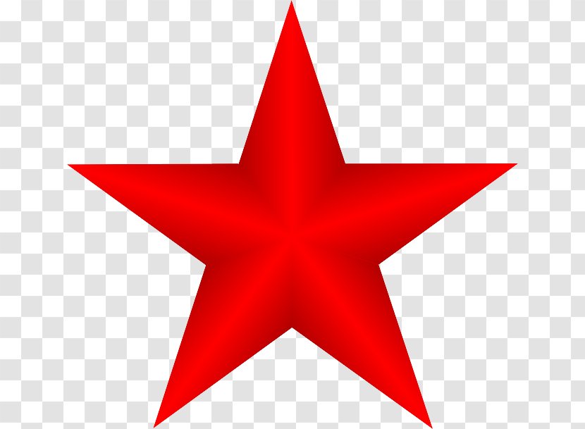 Red Star Clip Art - Yellow - Decoration Transparent PNG