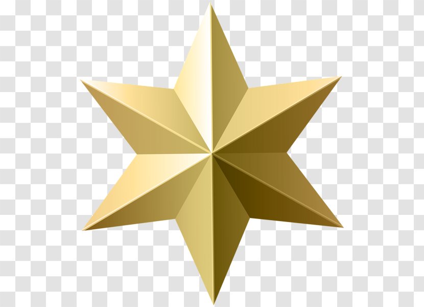 Yellow Star - Leaf Transparent PNG
