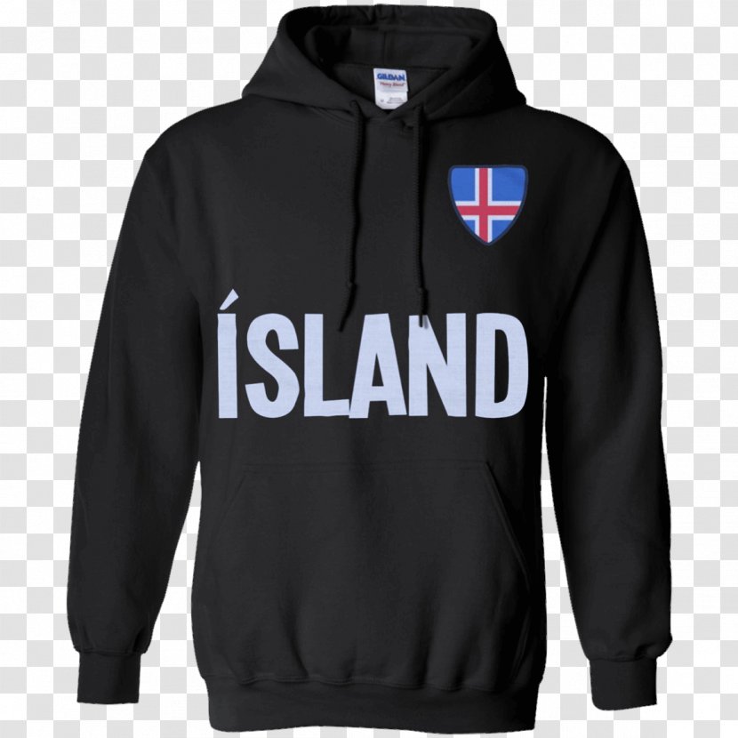 Long-sleeved T-shirt Hoodie Iceland National Football Team - Top Transparent PNG