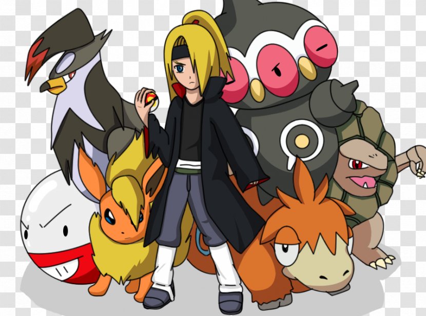 Deidara Itachi Uchiha Naruto Pokémon Akatsuki - Cartoon Transparent PNG