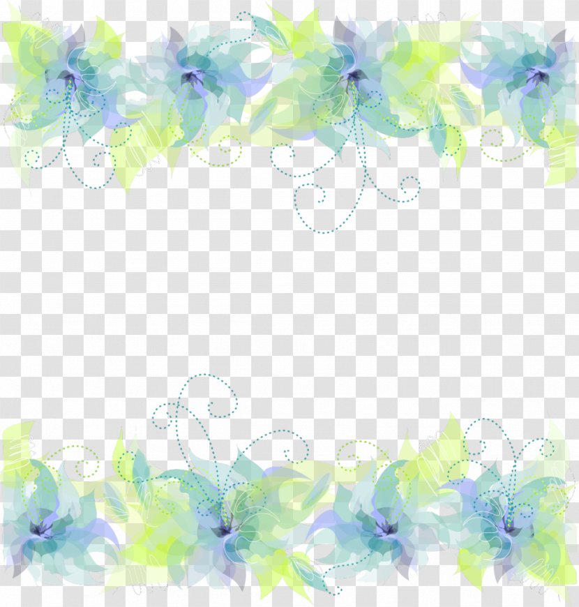 Floral Design Lavender Turquoise Blue Flower - Purple - March 8 Transparent PNG