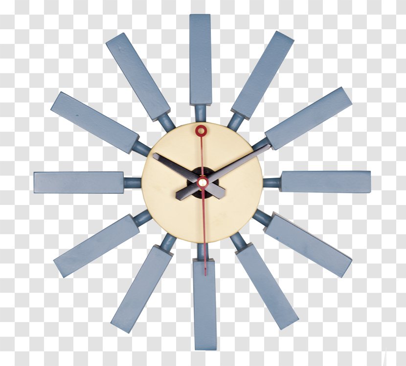 Floor & Grandfather Clocks Wall Telechron Block Clock - George Nelson Transparent PNG