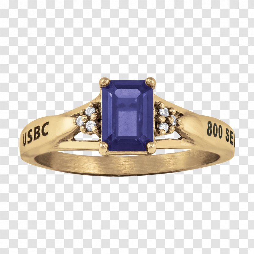 Sapphire Diamond Product - Ring Transparent PNG
