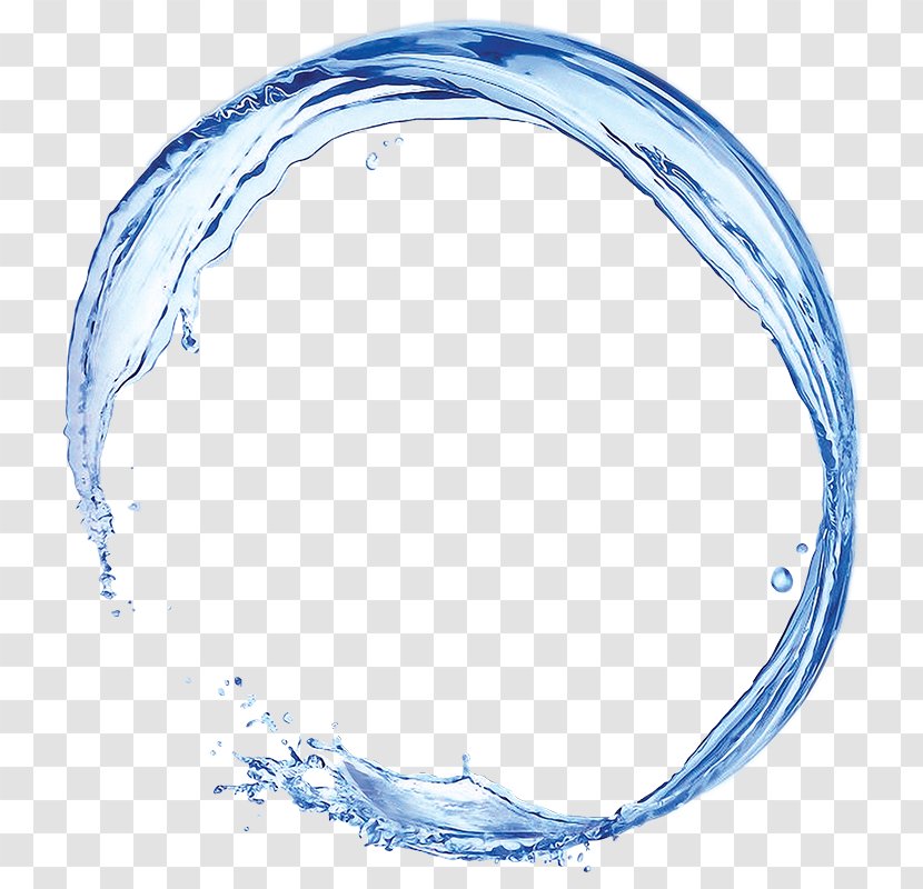 Water - Blue Ring Transparent PNG