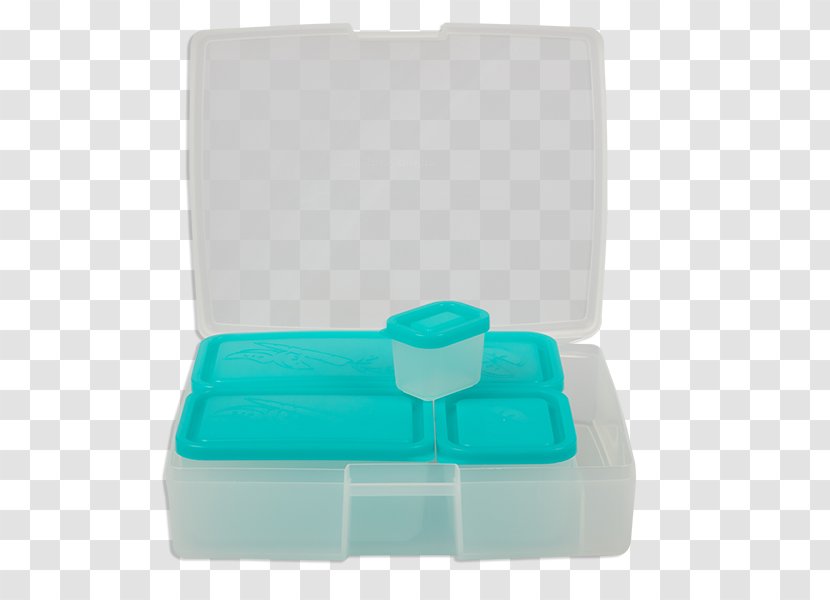Plastic Turquoise - Bento Box Transparent PNG